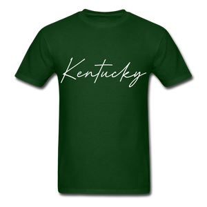 Kentucky Cursive T-Shirt - forest green