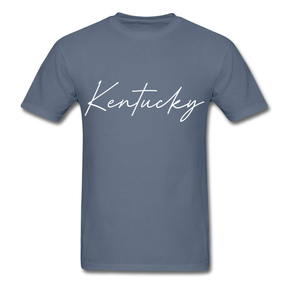 Kentucky Cursive T-Shirt - denim