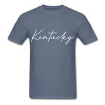 Kentucky Cursive T-Shirt - denim