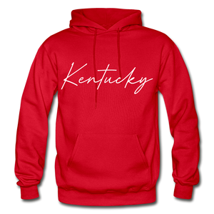 Kentucky Cursive Hoodie - red