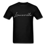 Louisville Cursive T-Shirt - black