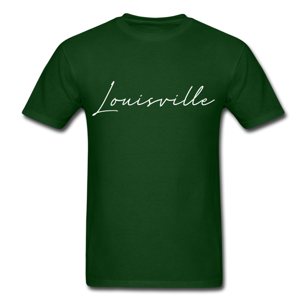 Louisville Cursive T-Shirt - forest green