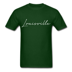 Louisville Cursive T-Shirt - forest green