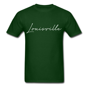 Louisville Cursive T-Shirt - forest green