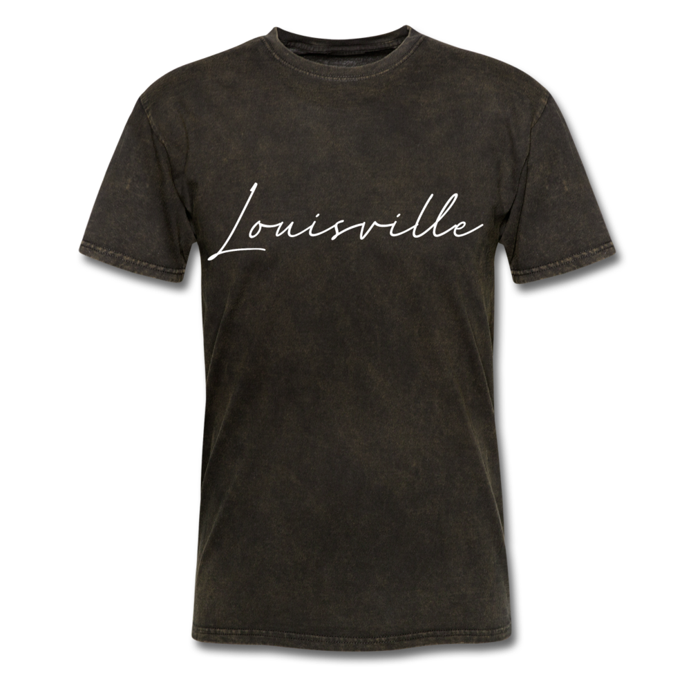 Louisville Cursive T-Shirt - mineral black