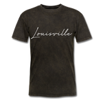 Louisville Cursive T-Shirt - mineral black