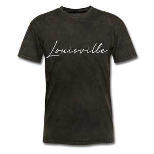 Louisville Cursive T-Shirt - mineral black