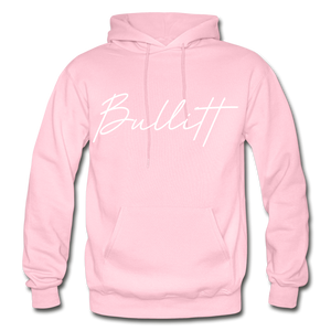 Bullitt County Cursive Hoodie - light pink