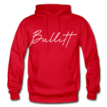 Bullitt County Cursive Hoodie - red