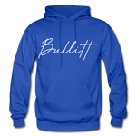 Bullitt County Cursive Hoodie - royal blue