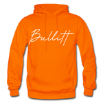 Bullitt County Cursive Hoodie - orange