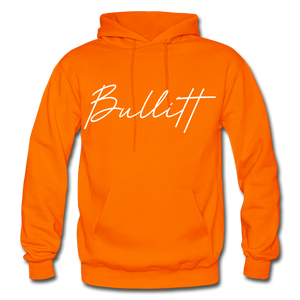 Bullitt County Cursive Hoodie - orange