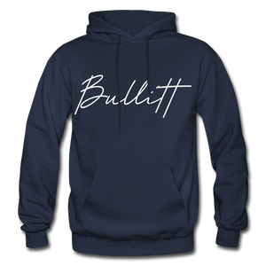 Bullitt County Cursive Hoodie - navy