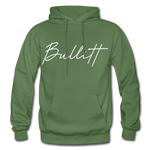 Bullitt County Cursive Hoodie - military green