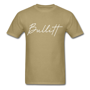 Bullitt County Cursive T-Shirt - khaki
