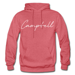 Campbell County Cursive Hoodie - heather red