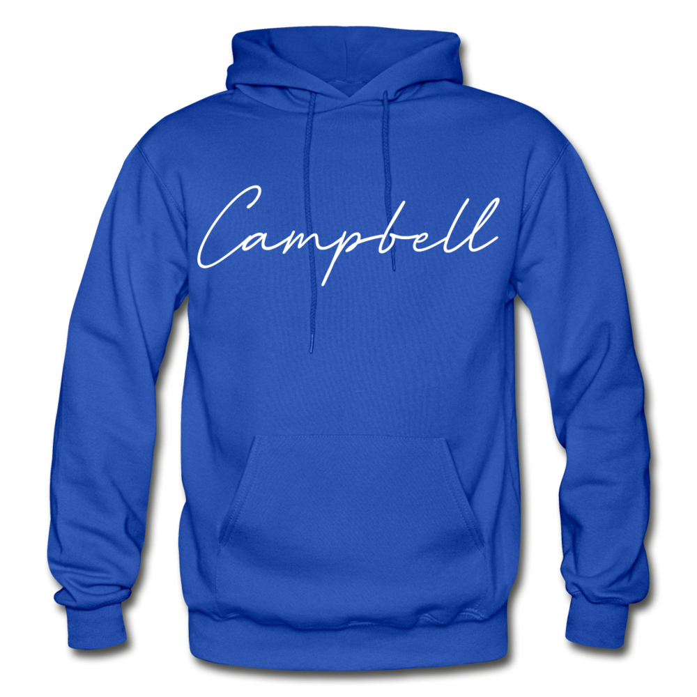 Campbell County Cursive Hoodie - royal blue