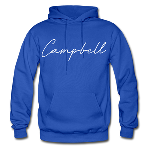 Campbell County Cursive Hoodie - royal blue