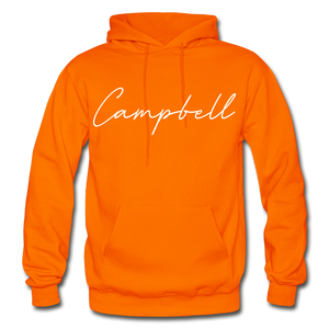 Campbell County Cursive Hoodie - orange