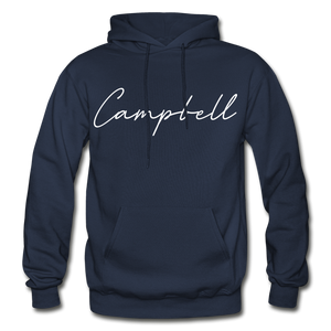 Campbell County Cursive Hoodie - navy