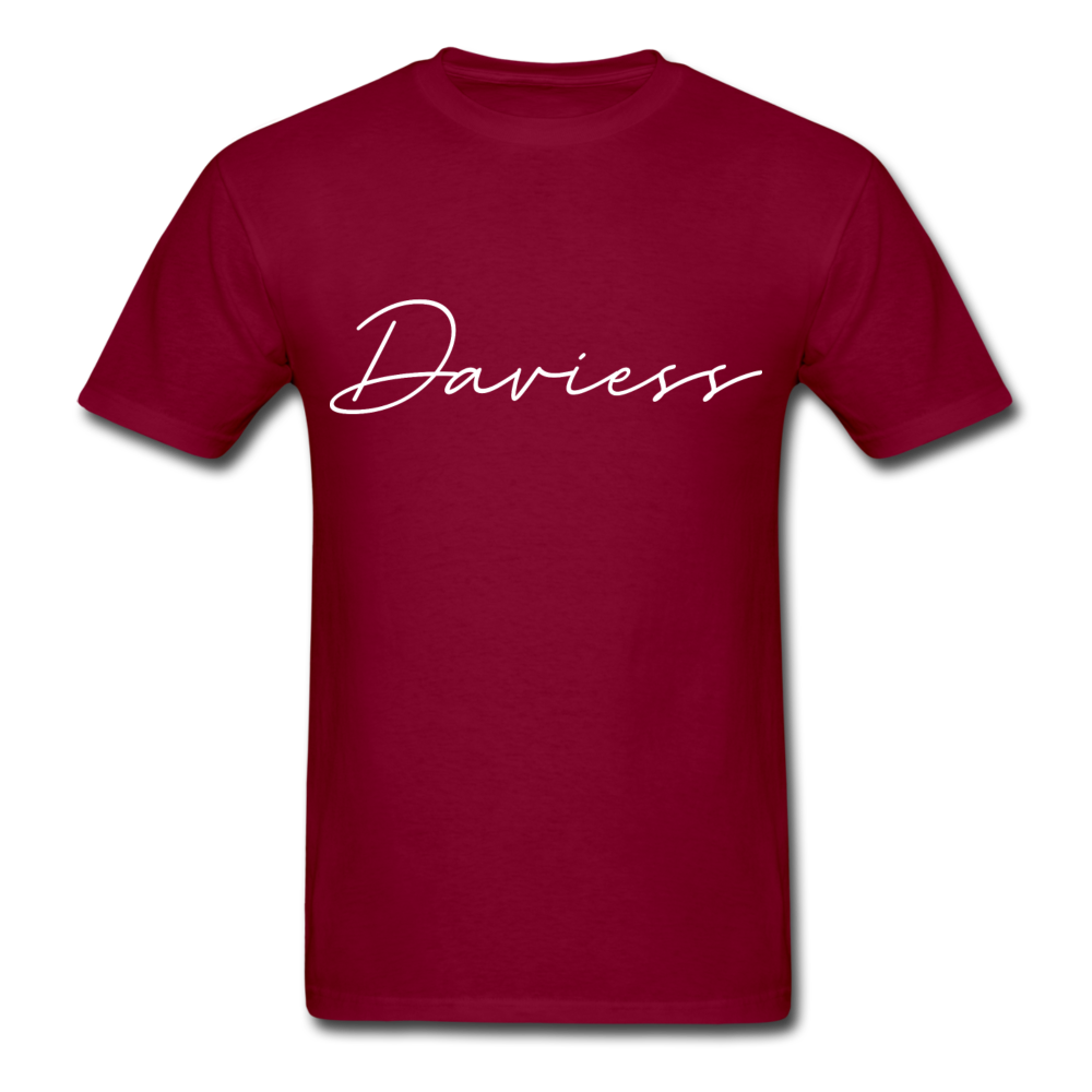Daviess County T-Shirt - burgundy