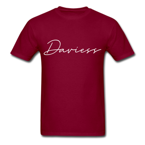 Daviess County T-Shirt - burgundy
