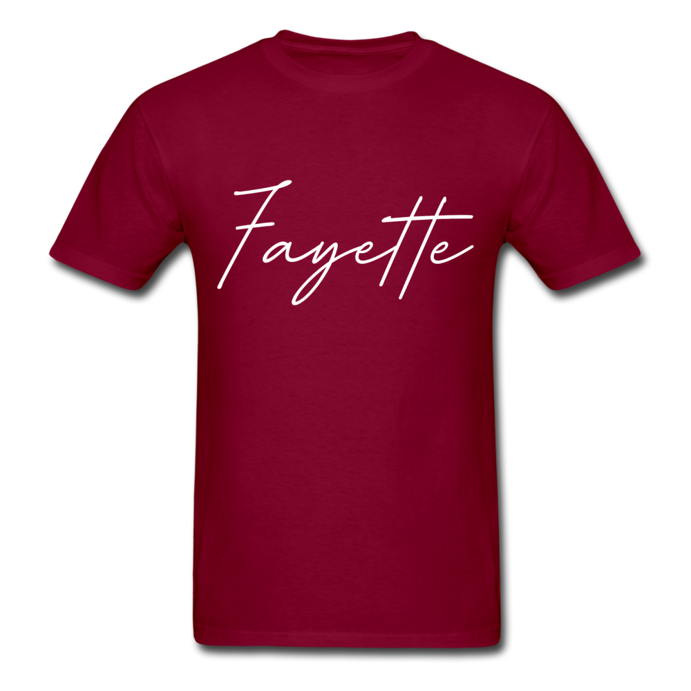 Layette County T-Shirt - burgundy
