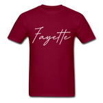 Layette County T-Shirt - burgundy