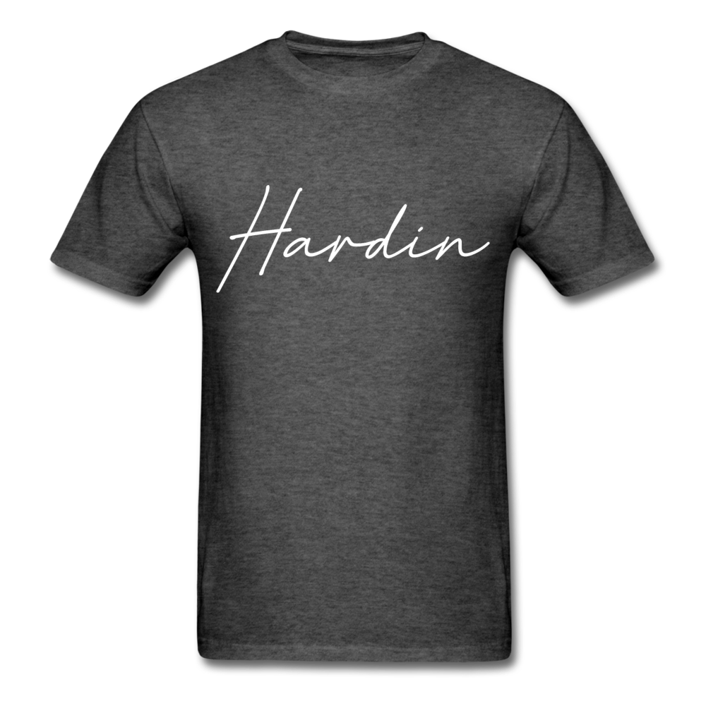Hardin County Cursive T-Shirt - heather black