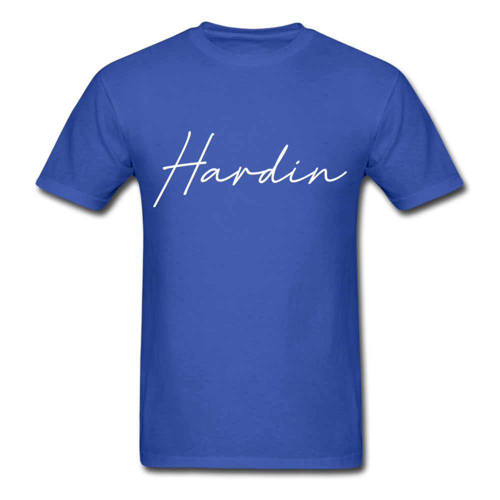 Hardin County Cursive T-Shirt - royal blue