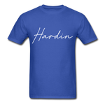 Hardin County Cursive T-Shirt - royal blue