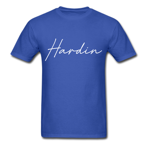 Hardin County Cursive T-Shirt - royal blue
