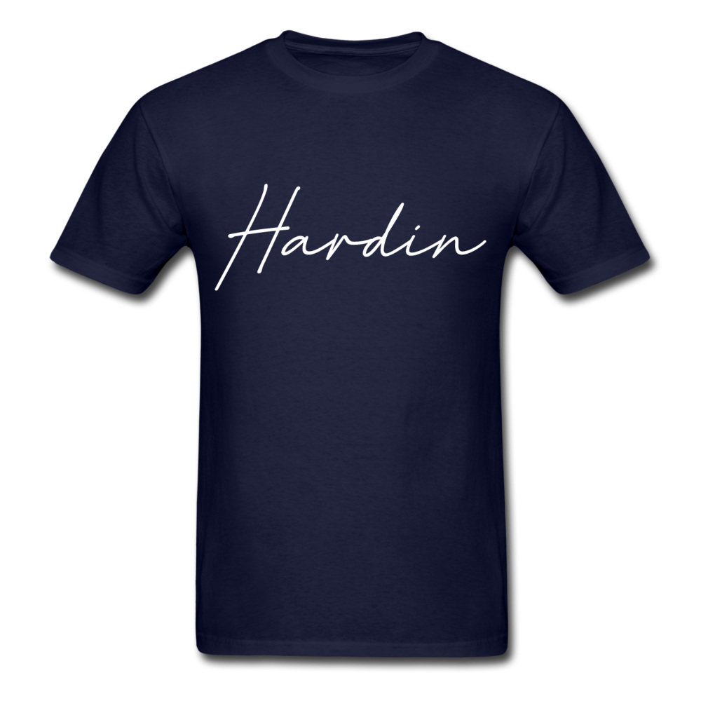 Hardin County Cursive T-Shirt - navy