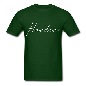 Hardin County Cursive T-Shirt - forest green