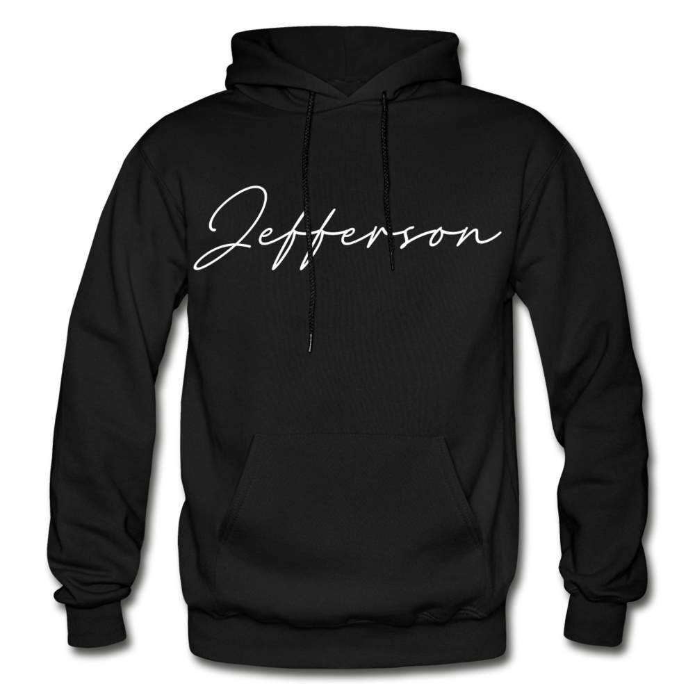 Jefferson County Cursive Hoodie - black