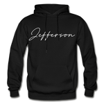 Jefferson County Cursive Hoodie - black