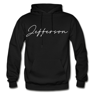 Jefferson County Cursive Hoodie - black