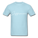 Jefferson County Cursive T-Shirt - powder blue
