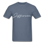 Jefferson County Cursive T-Shirt - denim