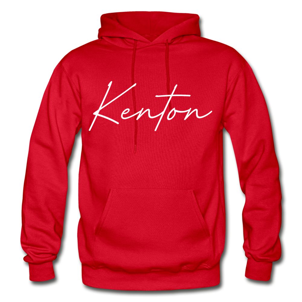 Kenton County Cursive Hoodie - red