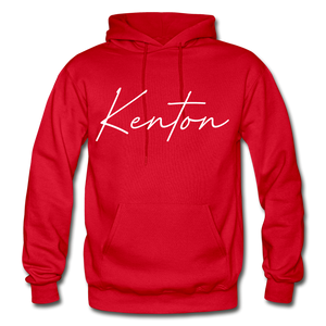 Kenton County Cursive Hoodie - red