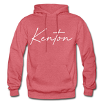 Kenton County Cursive Hoodie - heather red