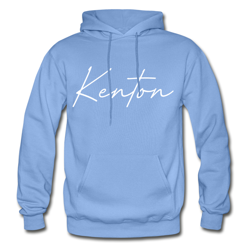 Kenton County Cursive Hoodie - carolina blue