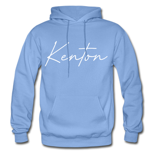 Kenton County Cursive Hoodie - carolina blue