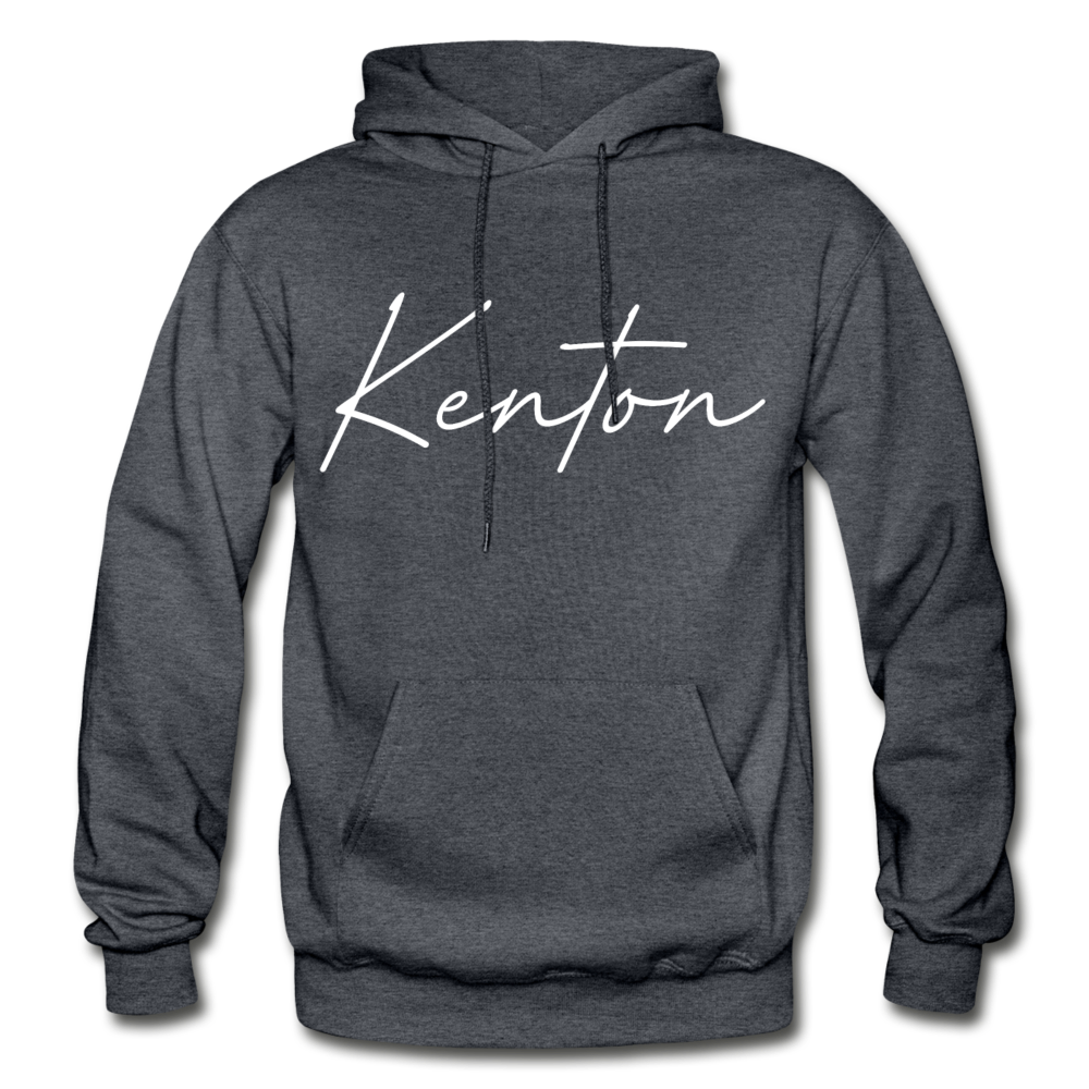 Kenton County Cursive Hoodie - charcoal gray