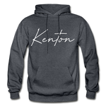 Kenton County Cursive Hoodie - charcoal gray