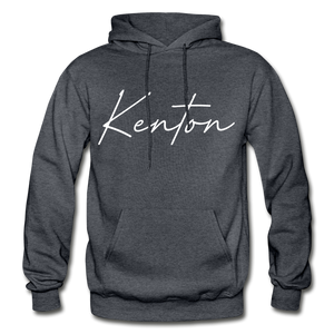 Kenton County Cursive Hoodie - charcoal gray