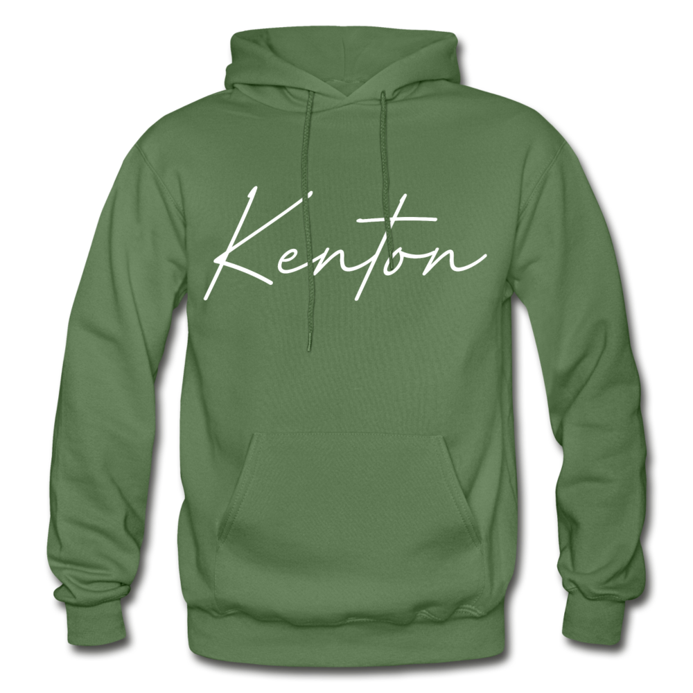 Kenton County Cursive Hoodie - military green