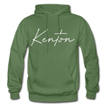 Kenton County Cursive Hoodie - military green