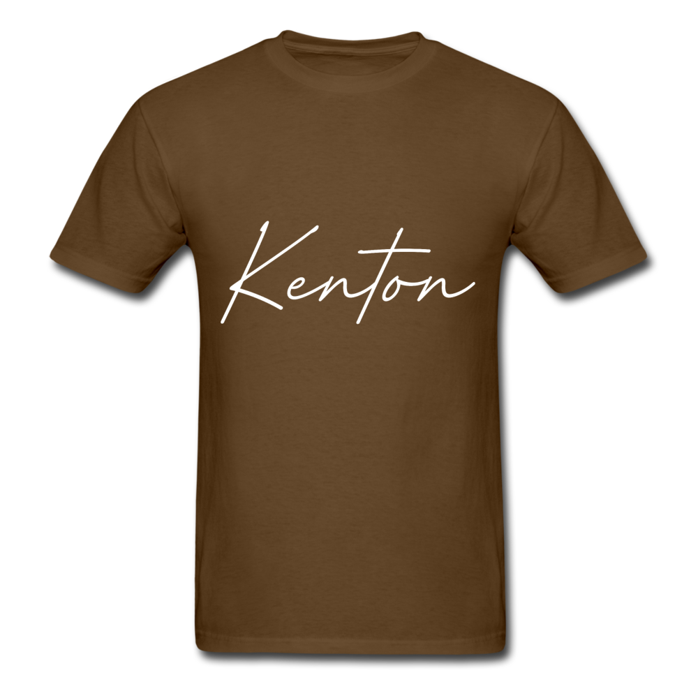 Kenton County Cursive T-Shirt - brown